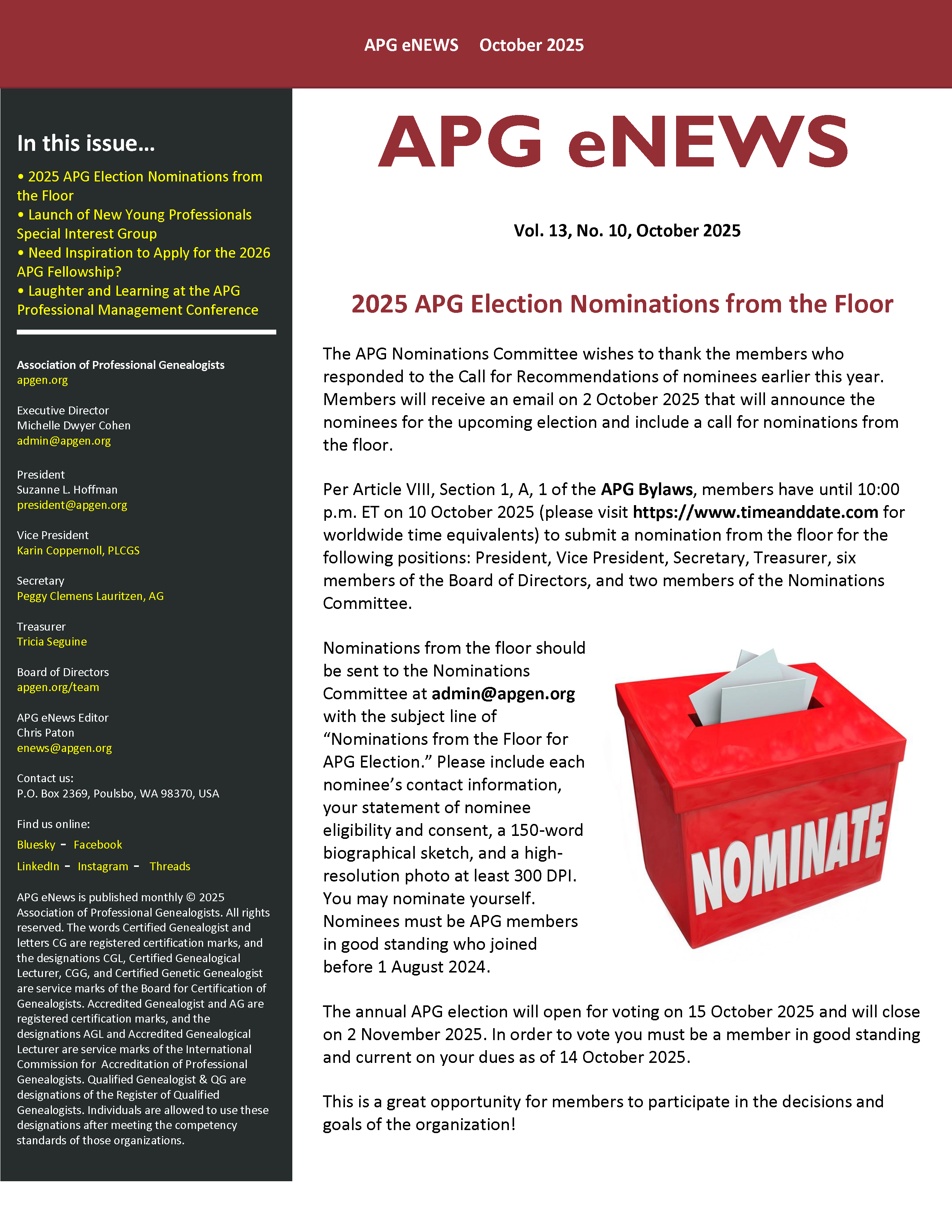 July 2025 eNews