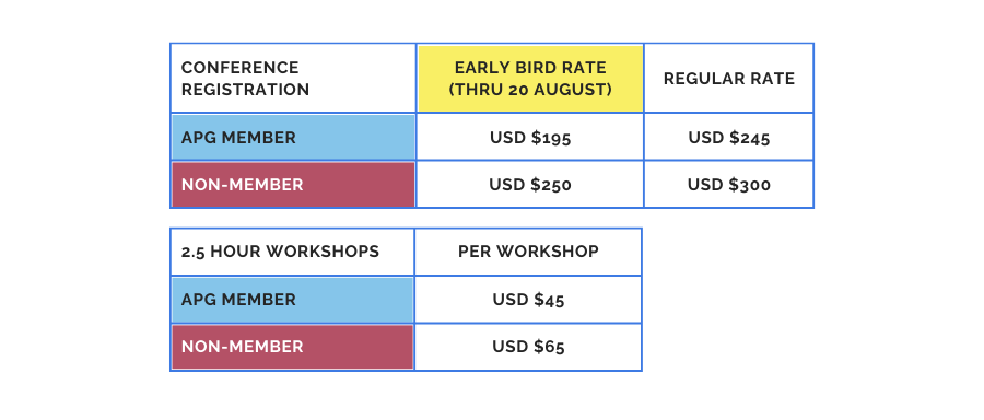 Conference Pricing