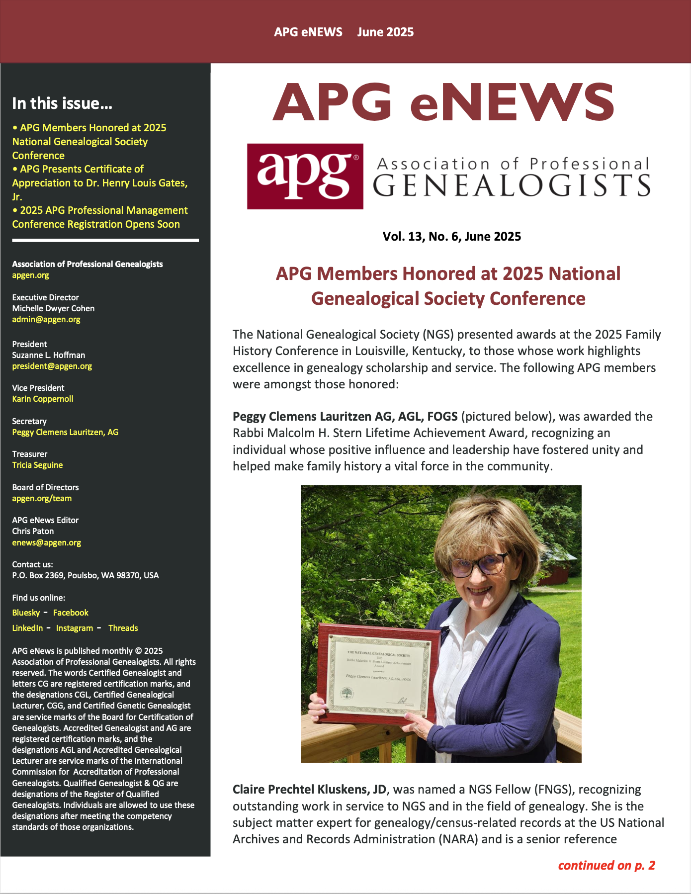 June 2025 eNews
