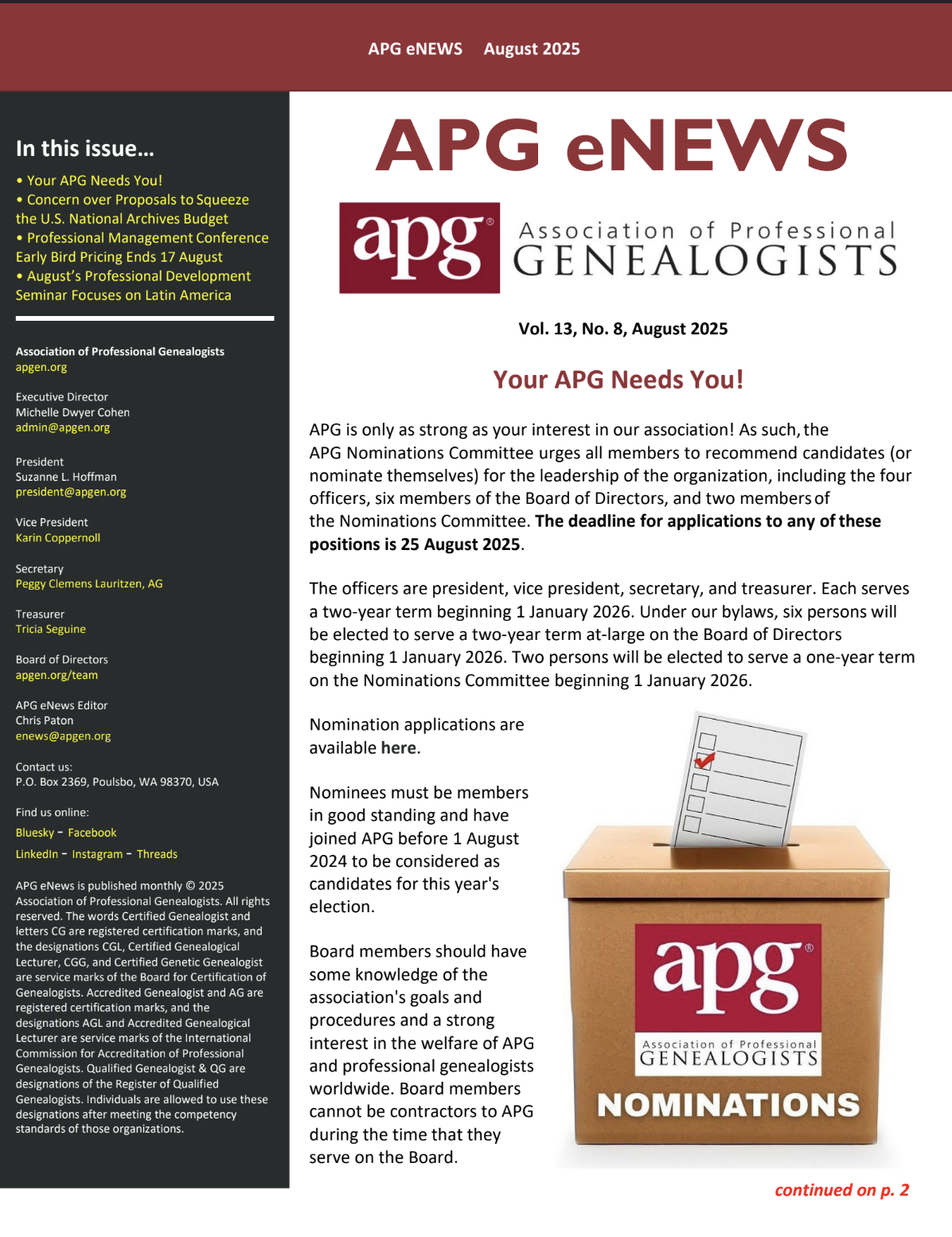 May 2025 eNews