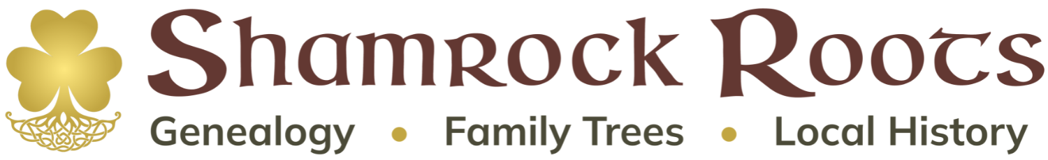 Shamrock Roots.  Genealogy.  Family Tree.  Local History.