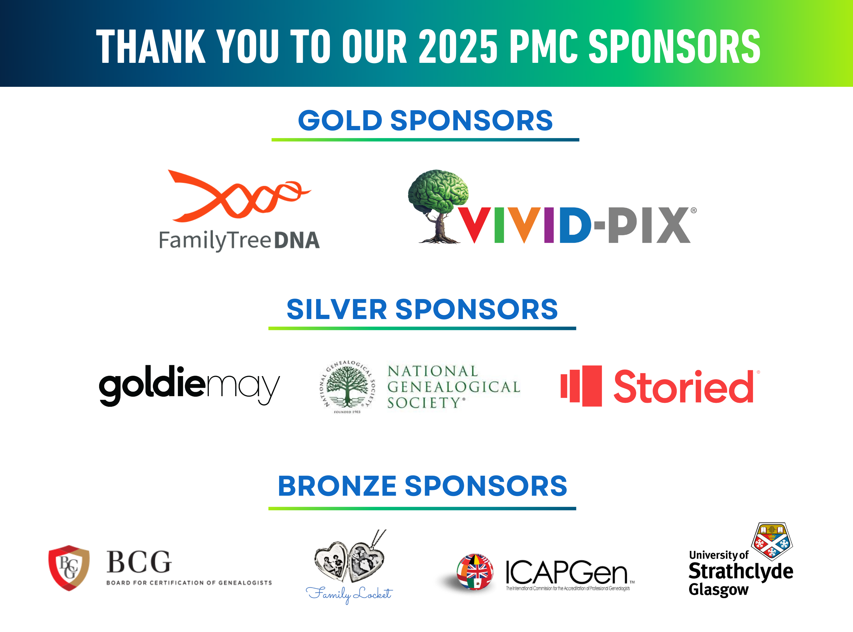 Sponsor list